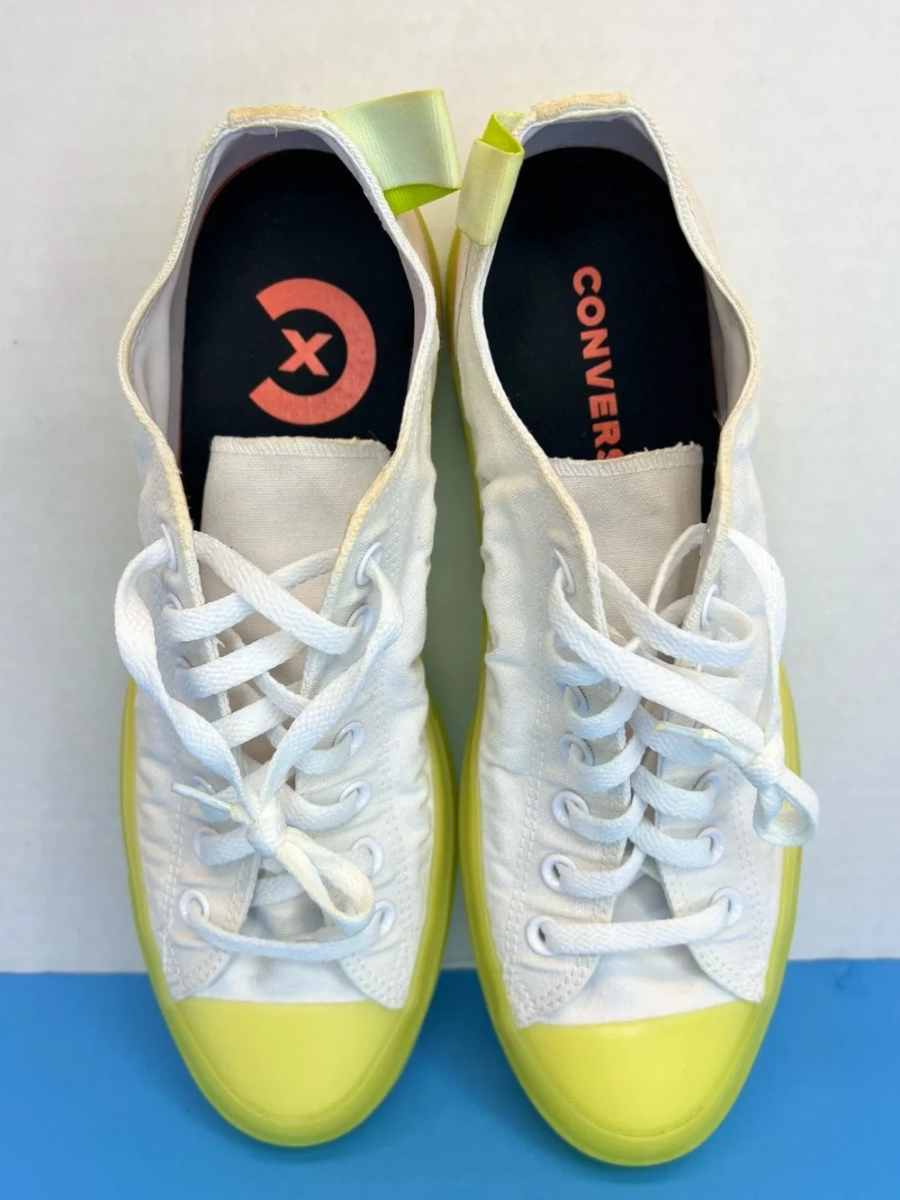 Converse CTAS CX “Street Utility” White/Lime Twist M10/W12 170994C Very Nice. - Picture 11 of 16